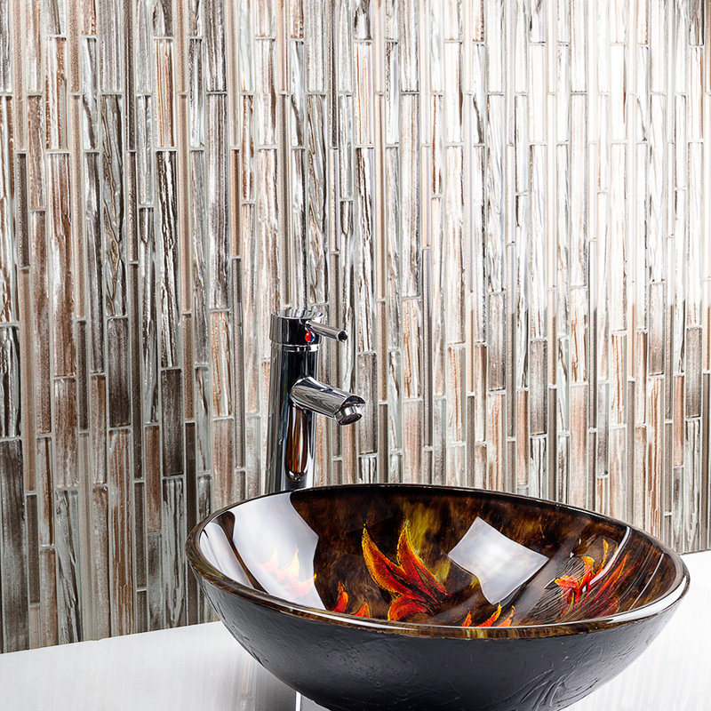 Terracotta Backsplash Luxe Core Railroad Terracotta 11 81 In X 11 81